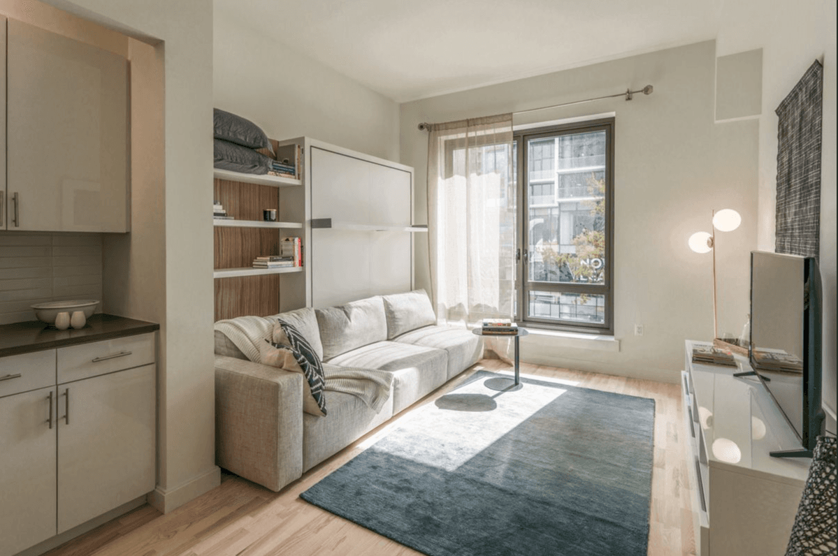 Would you rent this 302-square-foot micro studio, for $3,022 a month?