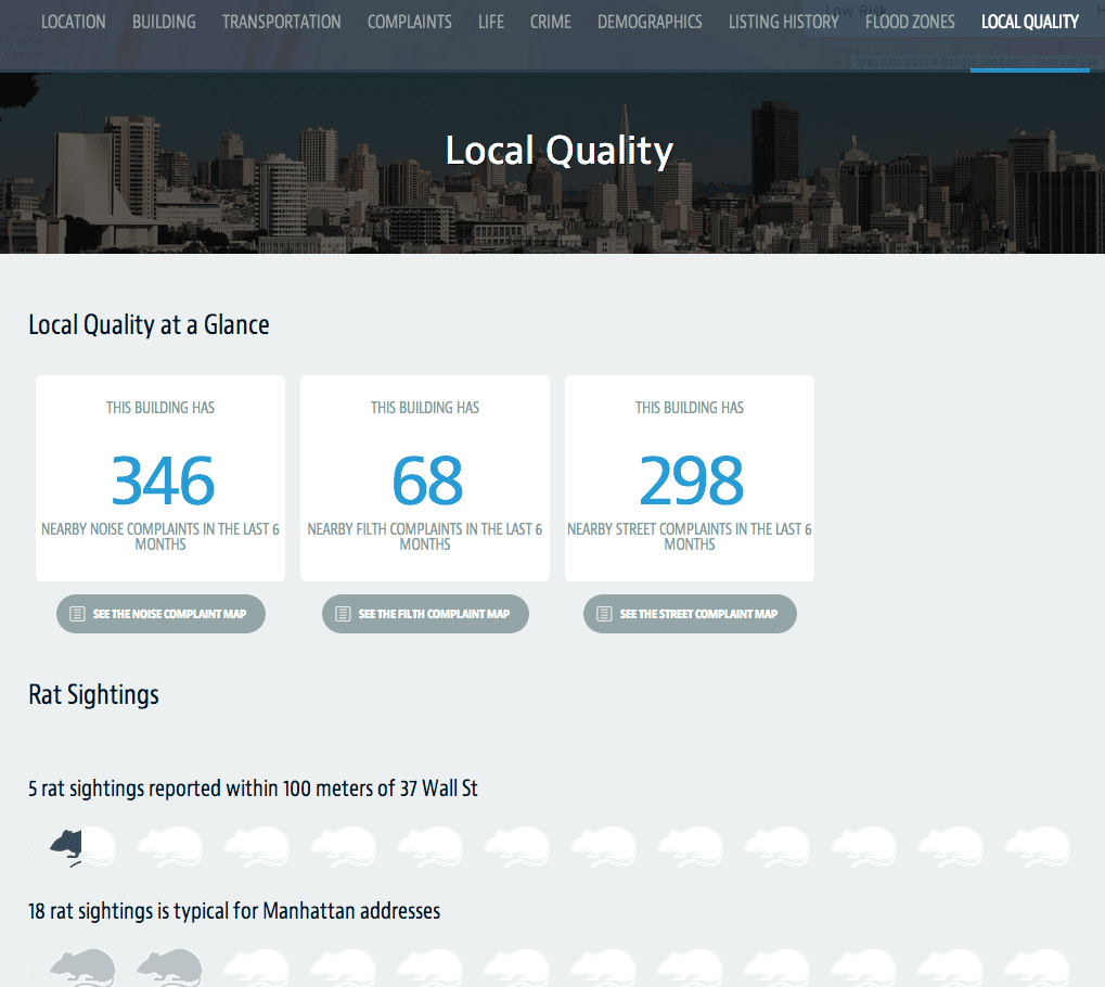 Revamped website Address Report mines public data for the scoop on your next rental