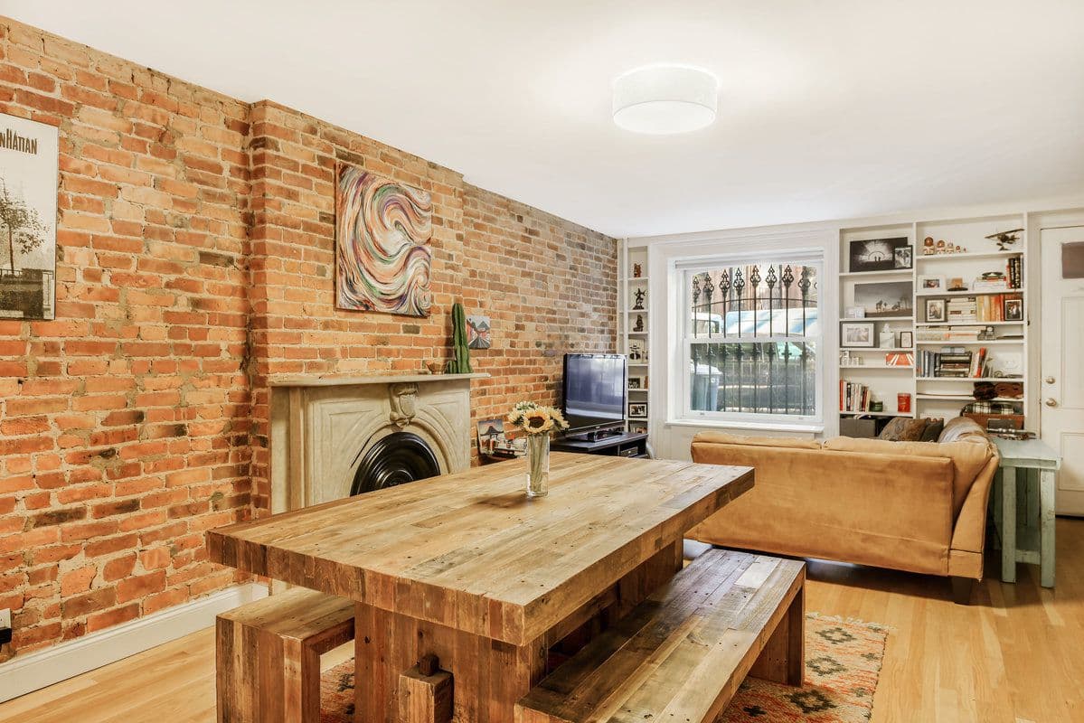Living on the ground floor might not be so bad in this Park Slope garden apartment
