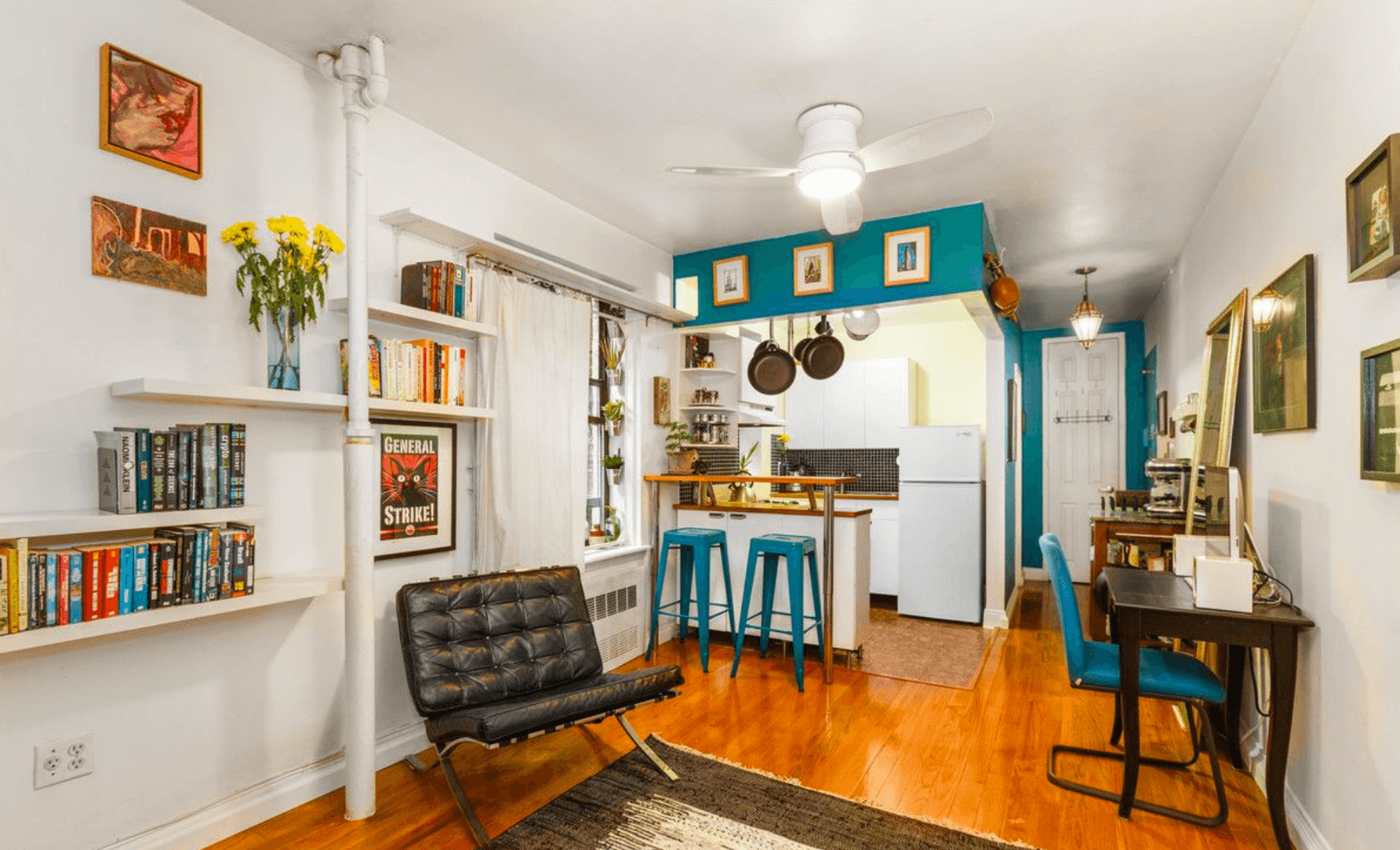 For buyers under the income cap, a cozy East Village studio for $360,000