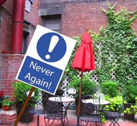 Backyard in Manhattan? Better you than me...