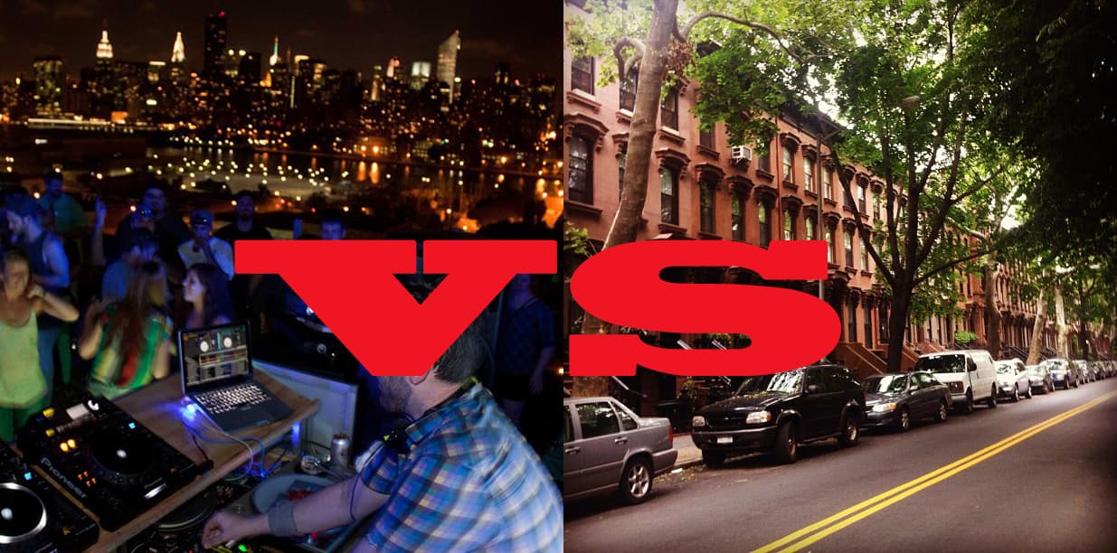 Which is better: a party 'hood or a sleepy spot?