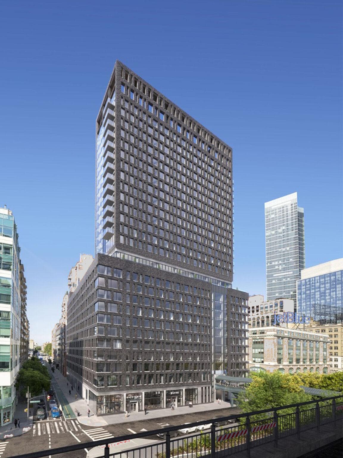 A rendering of the 27-story building in the Dutch Kills section of Long Island City.