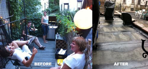 My landlord stole my roof deck