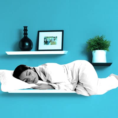 In NYC, sometimes you have to sleep on a shelf. Deal with it.