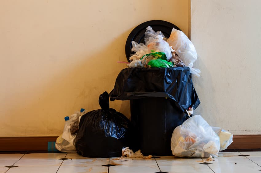 What can I do about the stench coming from my neighbor's apartment?