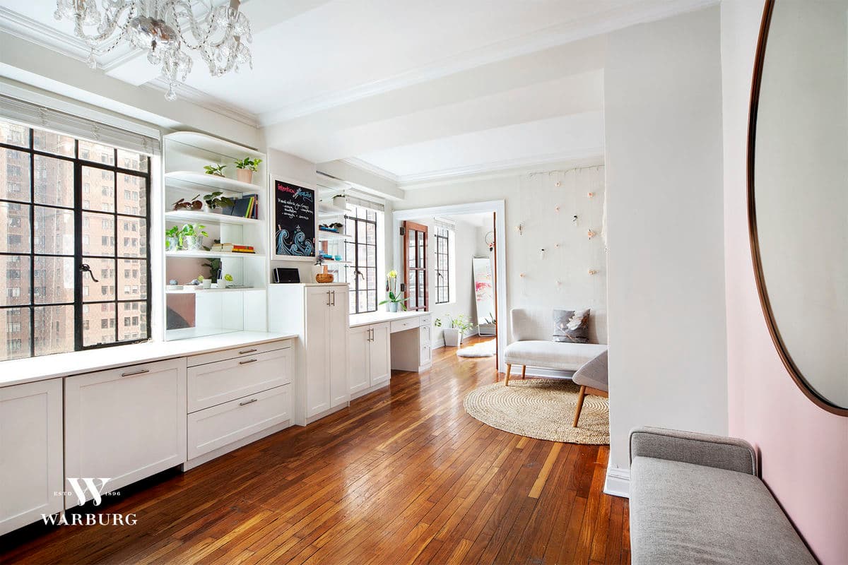 A Murray Hill one bedroom with a wall of windows, for $550,000