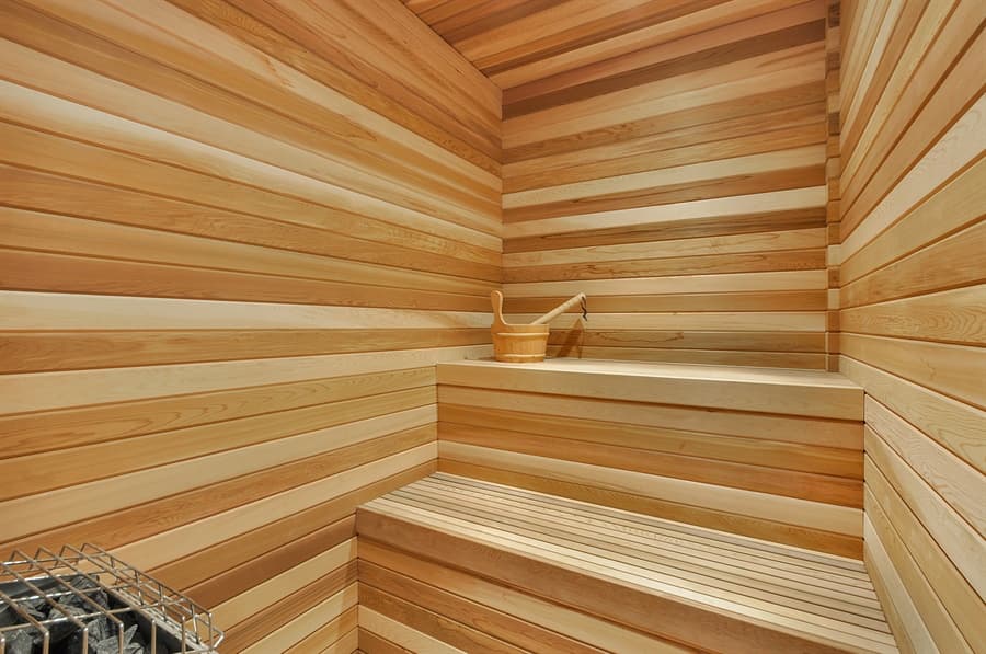 6 homes with private saunas or steam rooms to keep winter (and the flu) at bay