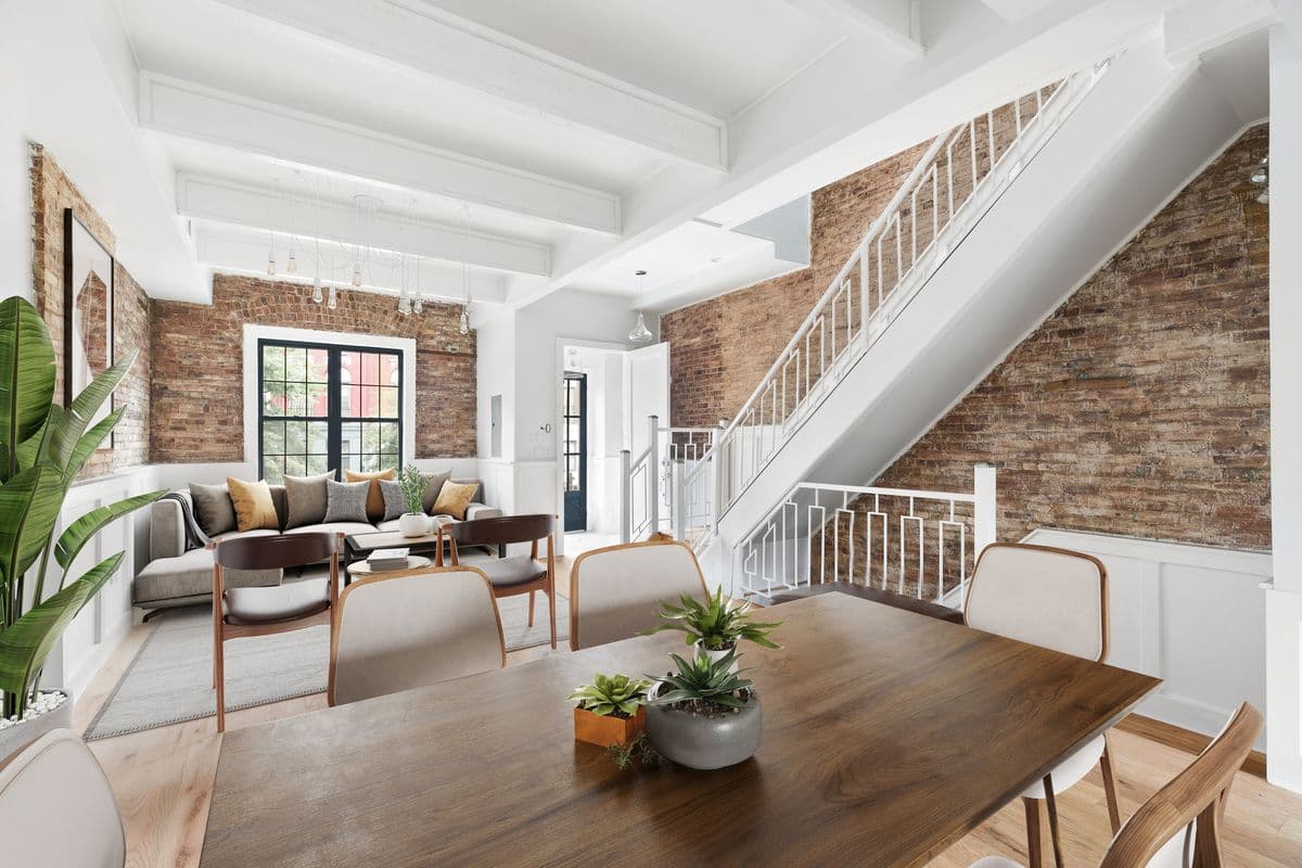A renovated Prospect Lefferts Gardens townhouse with four floors, for $1,995,000