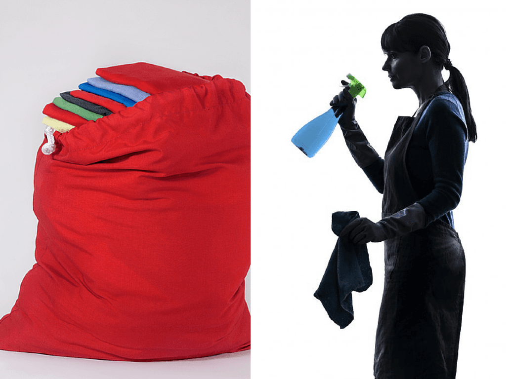 Which would you rather outsource — laundry or cleaning?