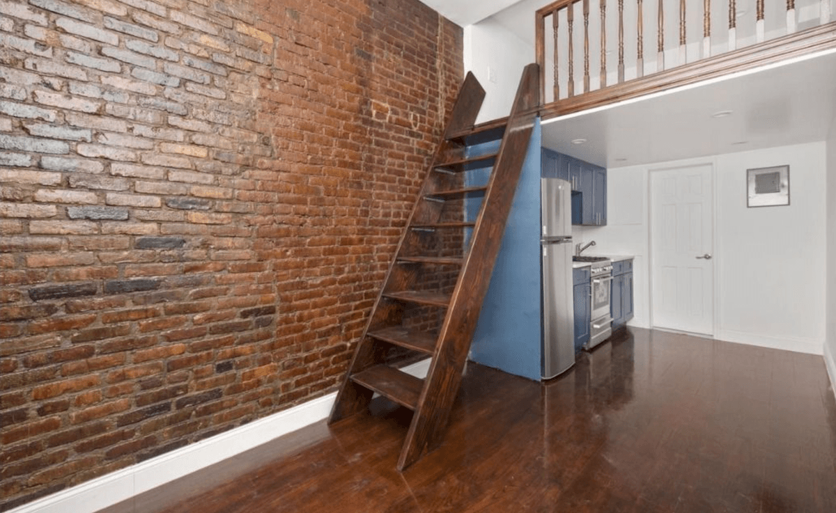 A renovated one bedroom with loft space in the East Village, for $2,850