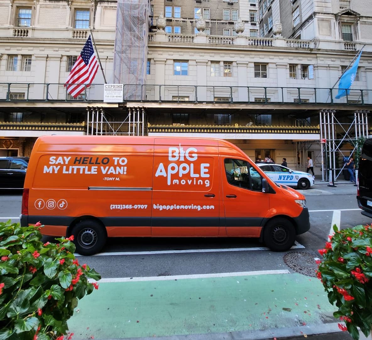 big apple moving van